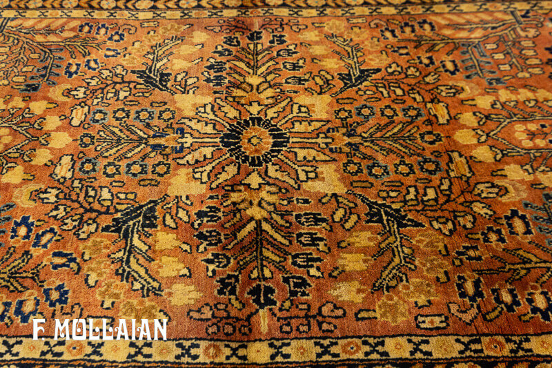 Antique Persian Small Saruk Rug n°:54423915